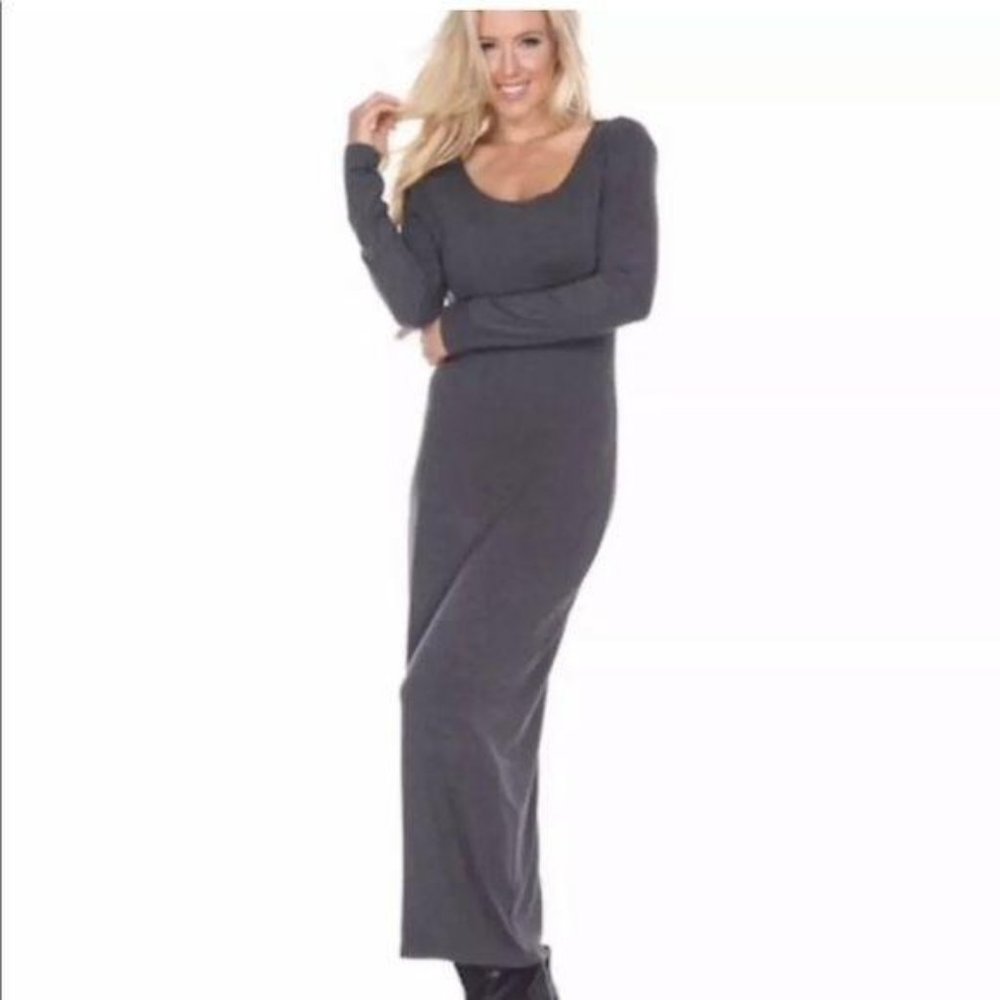 Mustard Seed Dress Maxi Long Sleeve Boho Soft NWT